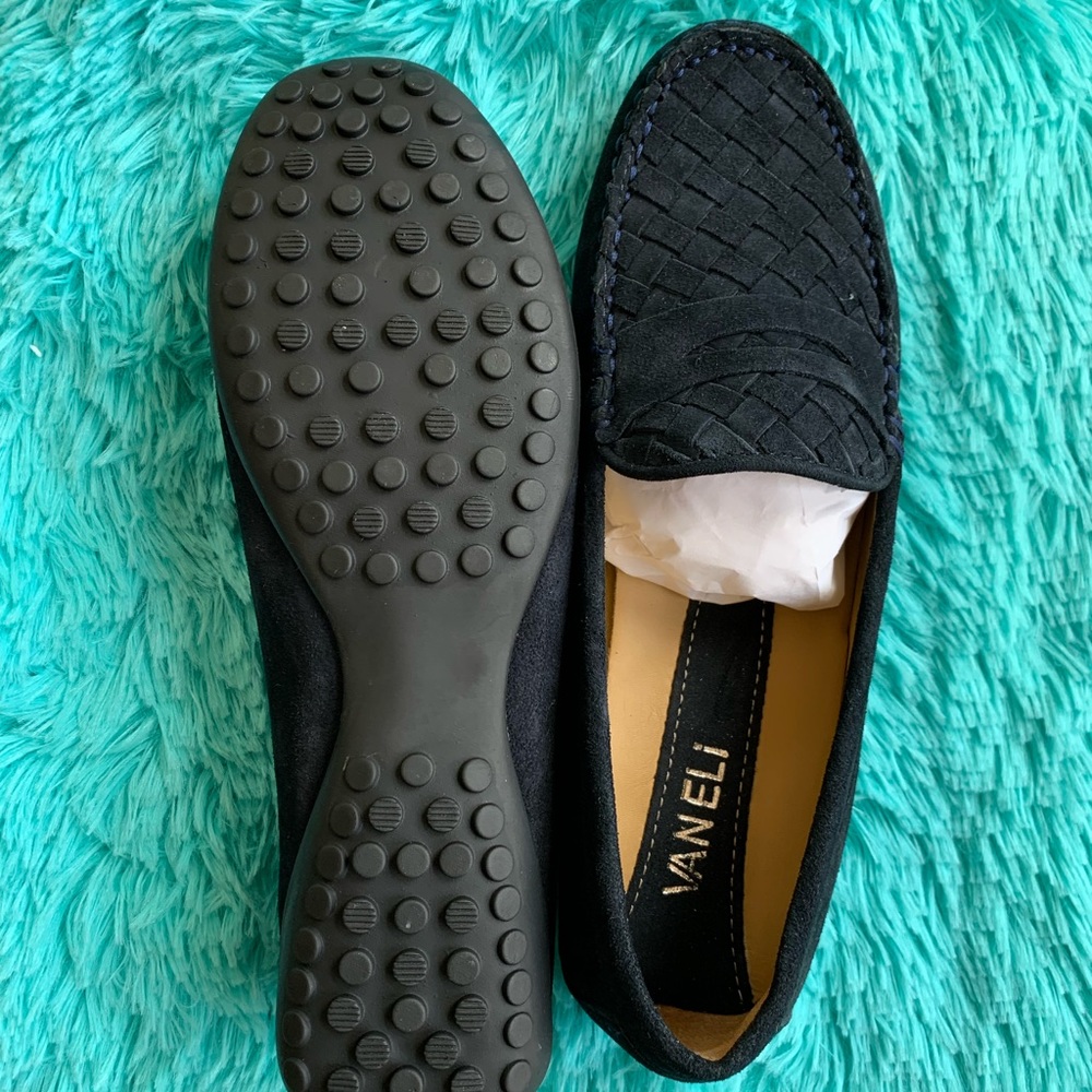 Vaneli Adalie Navy Suede Loafer - Picture 3 of 4